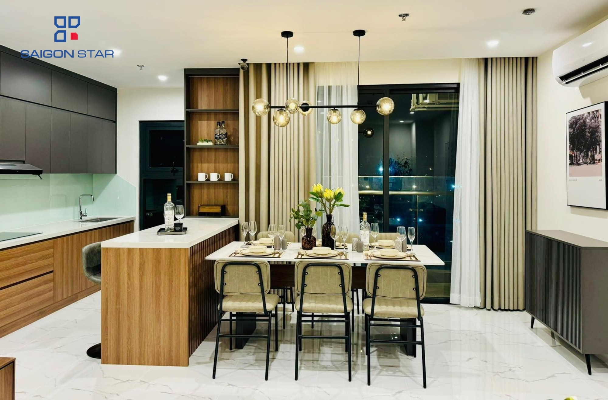 Bàn Giao Nội thất Glory Height Nhà Bếp
