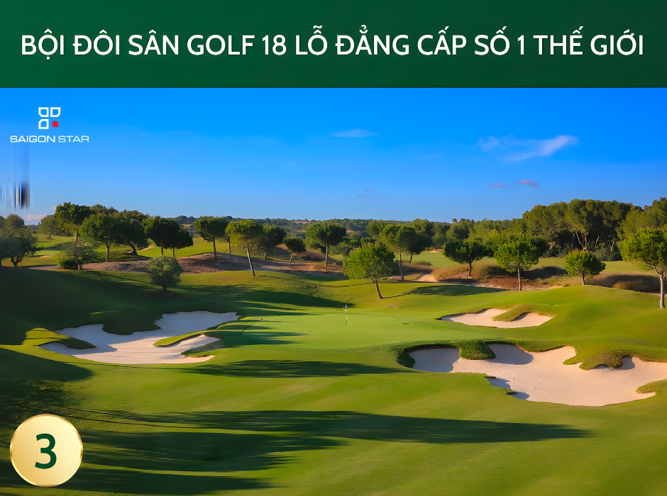 Hai sân Golf 18 lỗ đẳng cấp số 1 thế giới
