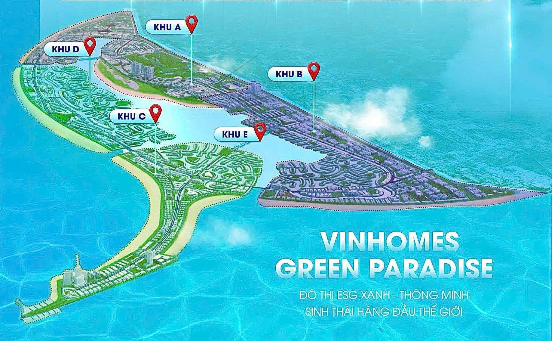 Phân khu dự án vinhomes cần giờ